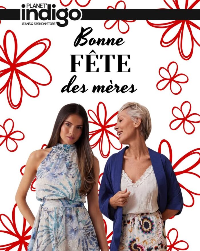 💐 Toutes les équipes de Planet’Indigo vous souhaitent une merveilleuse Fête des Mères !
Aujourd’hui, on célèbre celles qui nous inspirent chaque jour par leur force, leur tendresse et leur amour inconditionnel.
Profitez de cette journée pour leur rappeler à quel point elles comptent. 💝
✨ Belle fête à toutes les mamans ! ✨

📍 Retrouvez-nous ici :
📌 #Balaruc – ZAC Le Colombet, face au C.Cial Carrefour
📌 #Agde – C.Cial Hyper U
📌 #Juvignac – C.Cial Les Portes du Soleil
📌 #SaintJeanDeVédas – ZAC Deves de la Condamine
📌 #Carcassonne – C.Cial Carrefour
📌 #ClermontlHérault – ZAE Tannes Basses